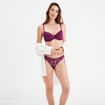 Soutien-gorge emboîtant dentelle rouge femme