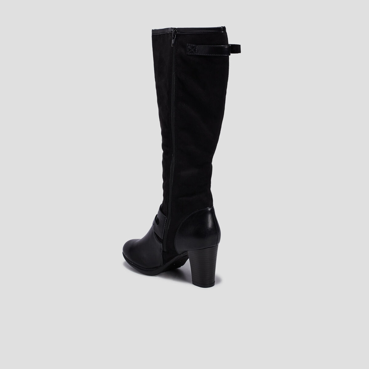 Bottes à talons noir femme