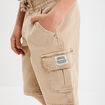 Bermuda cargo coton beige garçon