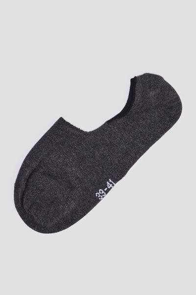 Lot 4 paires de chaussettes invisibles multicolore femme