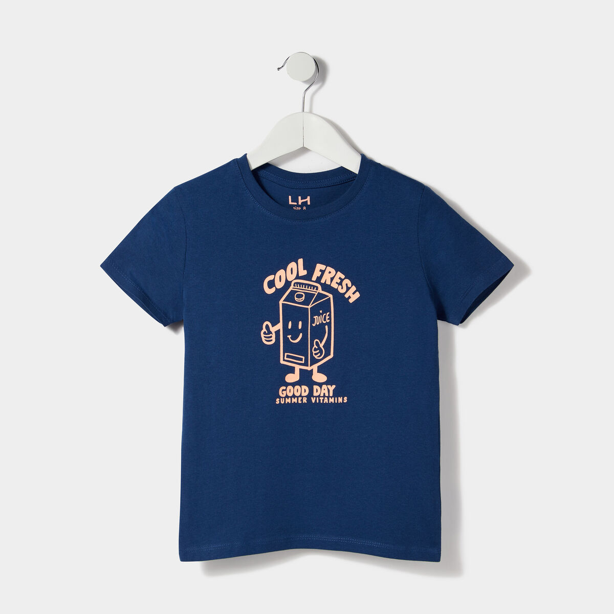 T-shirt manches courtes bleu marine garçon