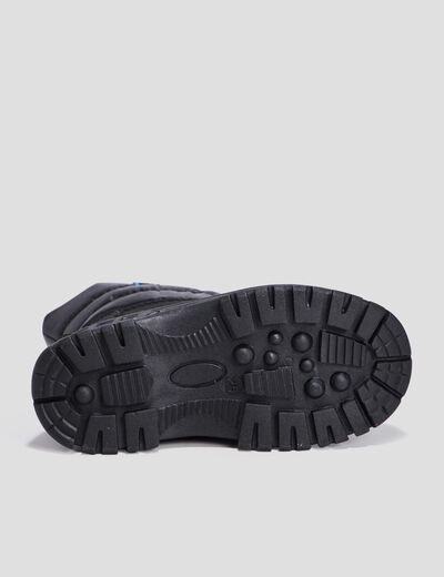 Bottes de neige fermeture zippée noir garçon