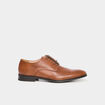 Derbies à lacets marron cognac homme