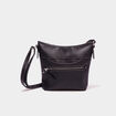 Sac cabas &agrave; bandouli&egrave;re noir femme