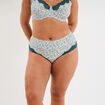 Shorty microfibre ecru femme grande taille