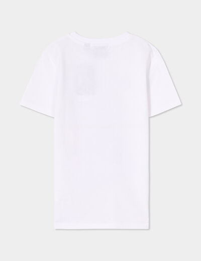 T-shirt manches courtes Dragon Ball Goku blanc garçon
