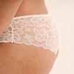 Shorty en dentelle blanc femme
