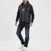 Doudoune sans manches à capuche Creeks noir homme