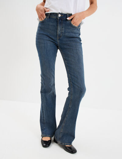 Jeans flare 5 poches Creeks denim dirty femme