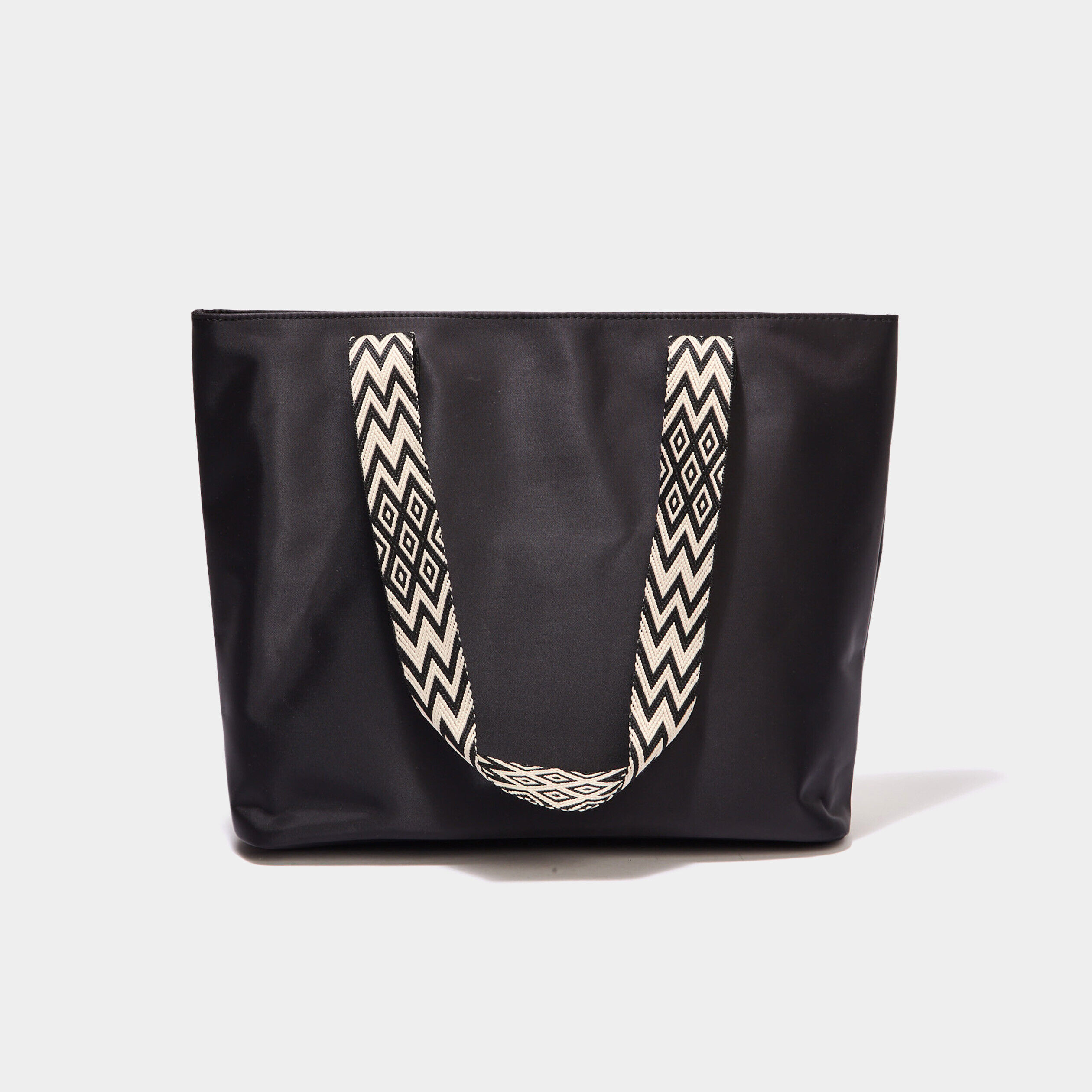 Sac shopper pour porté-épaule noir femme LH