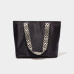 Sac shopper pour port&eacute;-&eacute;paule noir femme