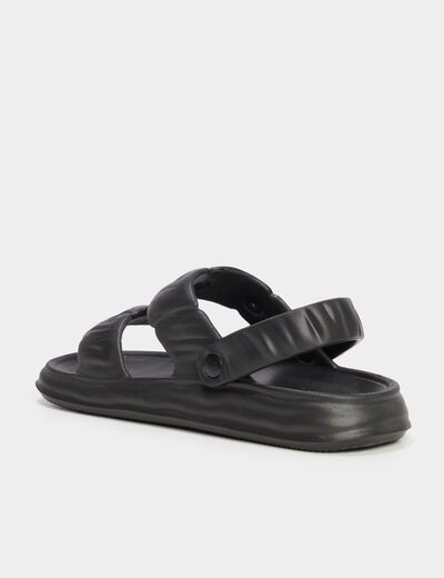 Sandales brides ajustables Wamea Beach noir femme