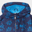 Blouson &agrave; capuche bleu marine gar&ccedil;on