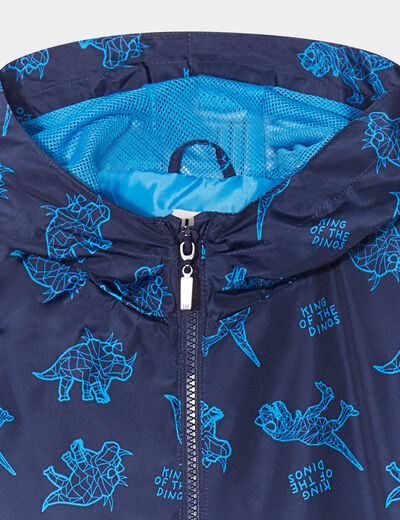 Blouson à capuche bleu marine garçon