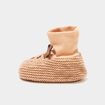 Chaussettes d'intérieur mi-hautes coton sable bébé garçon