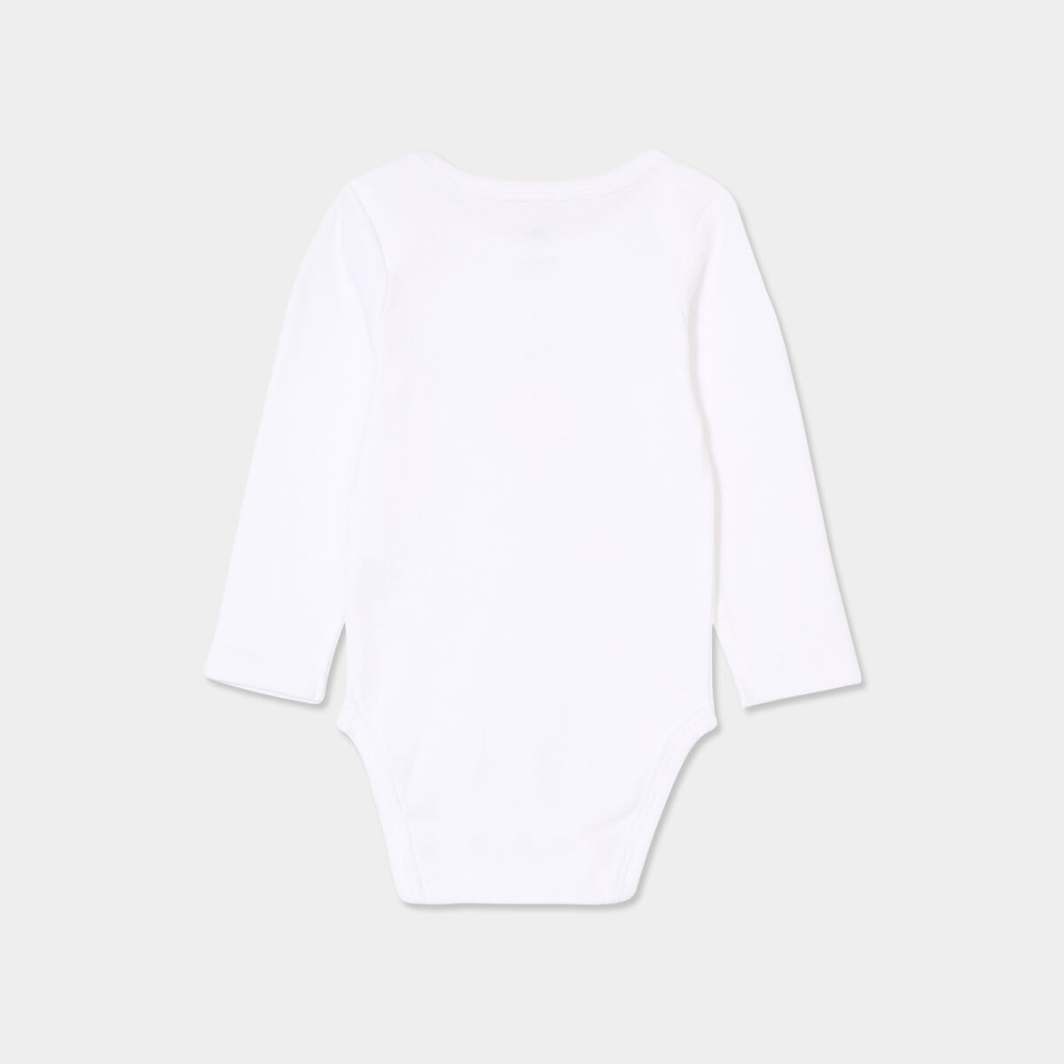 Body US coton Monsieur Caca x La Halle blanc b&eacute;b&eacute; gar&ccedil;on