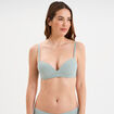 Soutien-gorge push-up triangle vert clair femme