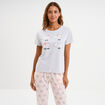 Ensemble pyjama Aristochats Marie gris clair femme