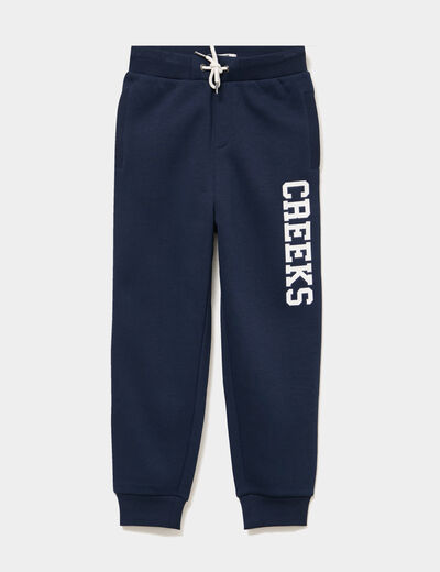 Pantalon de jogging regular bleu marine gar&ccedil;on