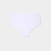 Shorty en coton blanc femme grande taille