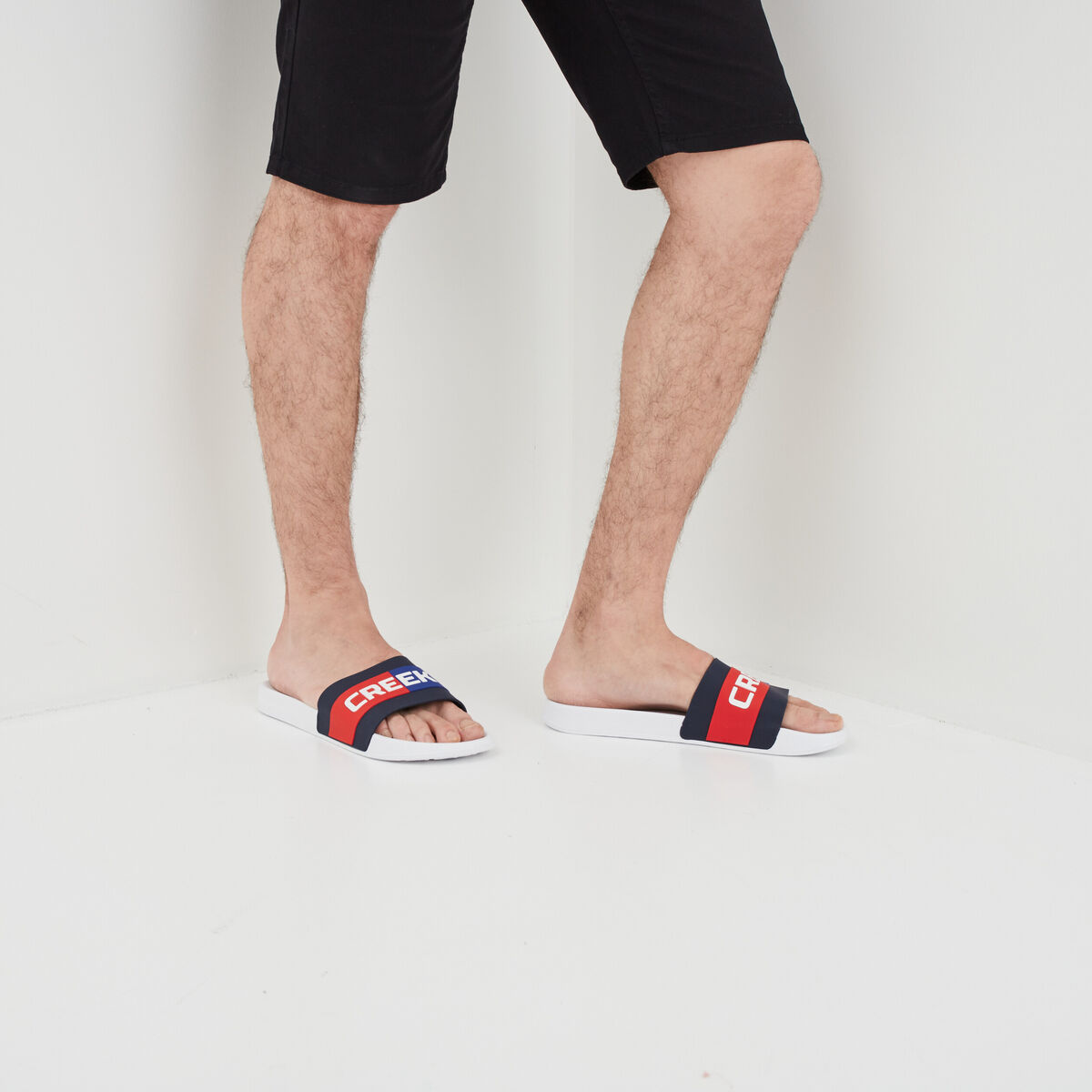 Mules avec bride large multicolore homme