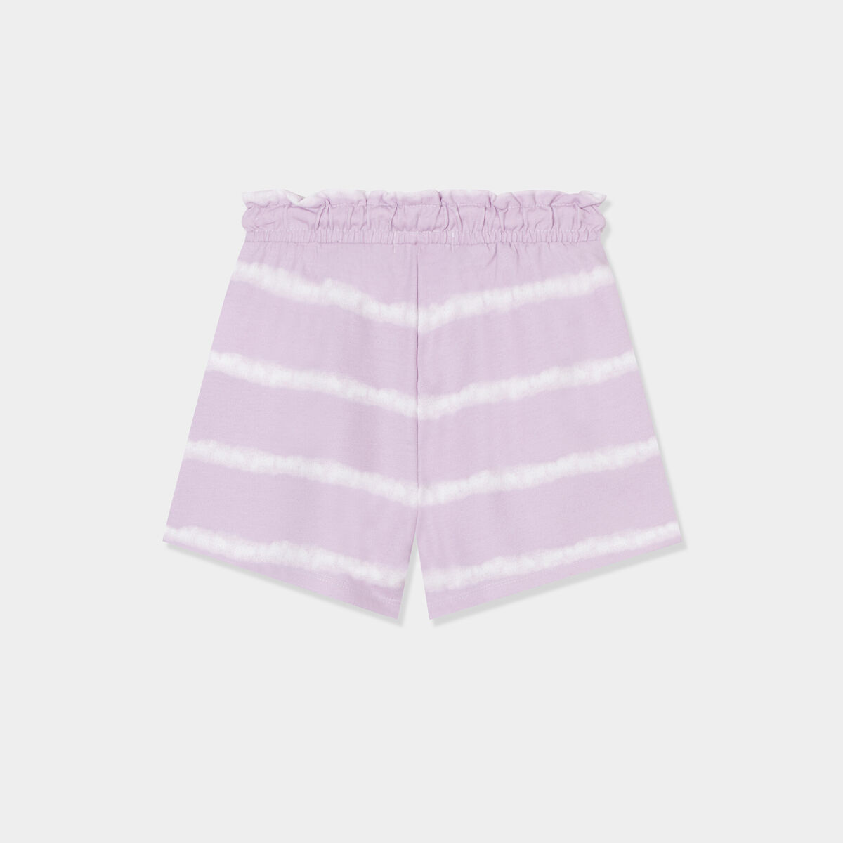 Short jogging slouchy mauve fille