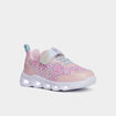 Baskets running lumineuses rose fille