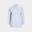 Chemise manches longues bleu clair femme grande taille