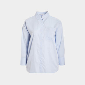 chemise manches longues bleu clair femmegt Chemise manches longues bleu clair femme grande taille