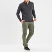 T-shirt col camionneur Trappeur gris foncé homme