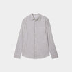 Chemise manches longues coton vert kaki homme