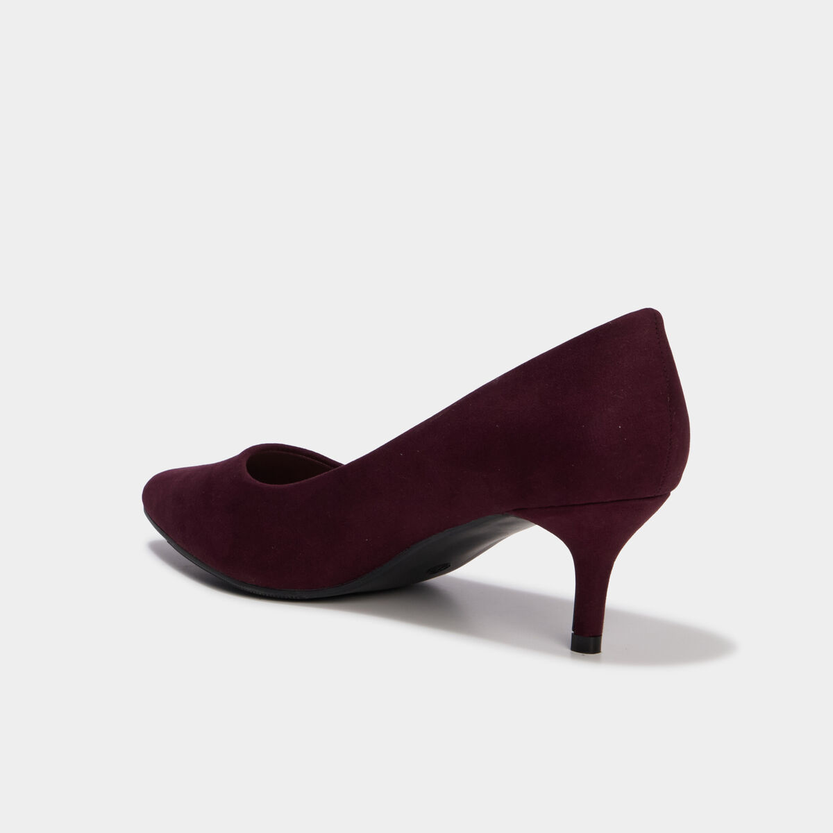 Escarpins &agrave; talons aiguilles bordeaux femme