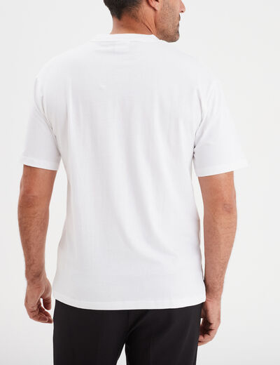 T-shirt manches courtes Route 66 blanc homme