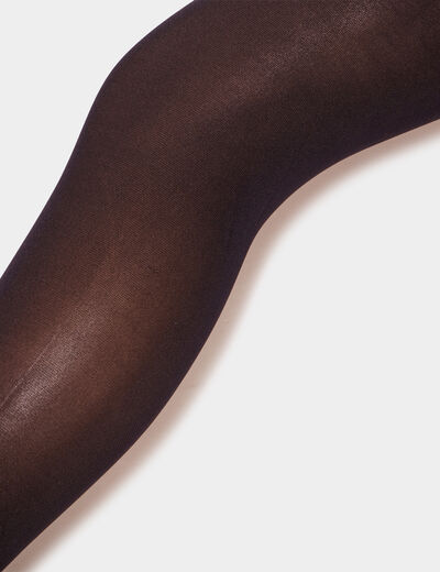 Lot 2 collants 60D noir femme grande taille
