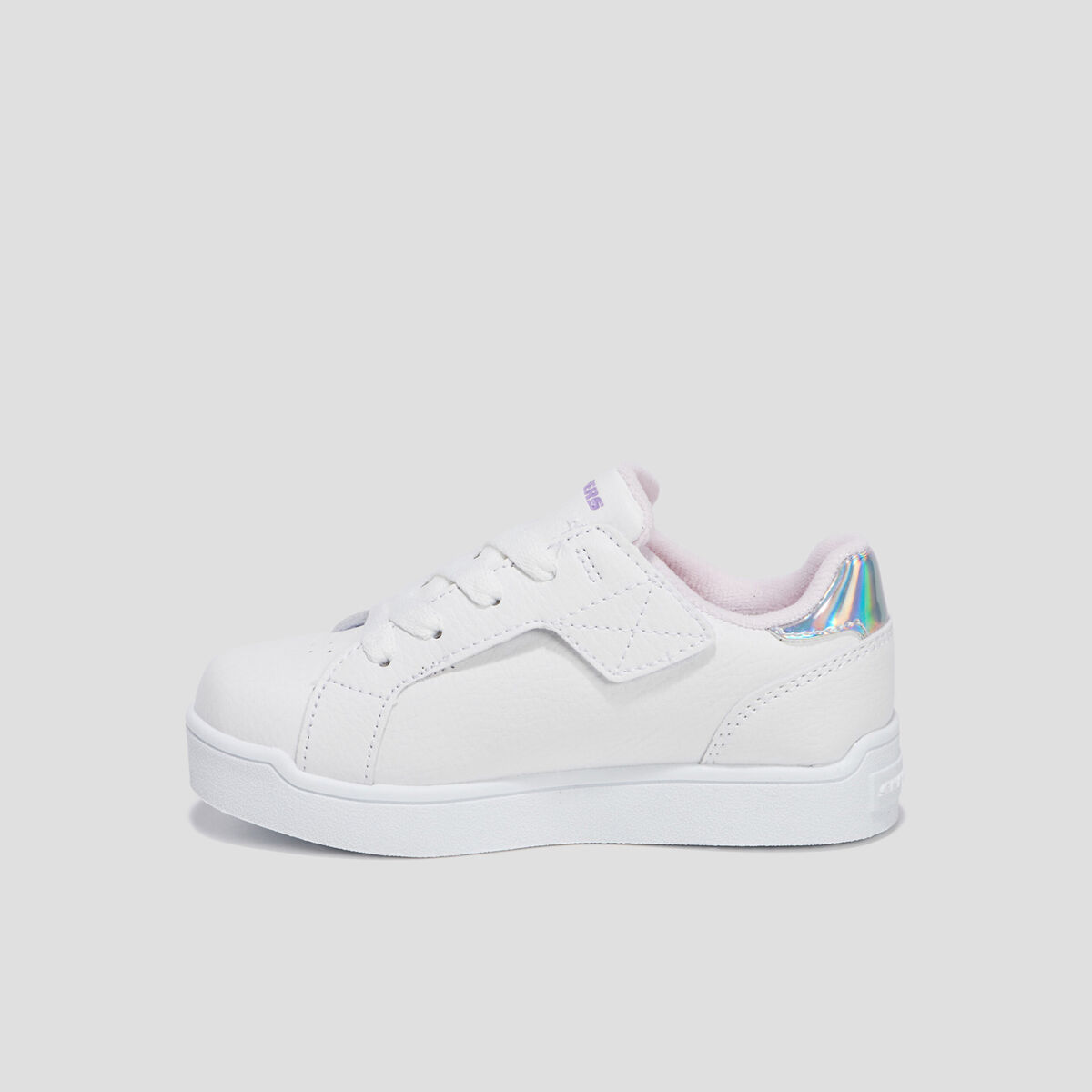 Tennis à lacets Skechers Duratronz blanc fille
