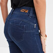 Pantacourt en jean slim Mosquitos denim double stone femme