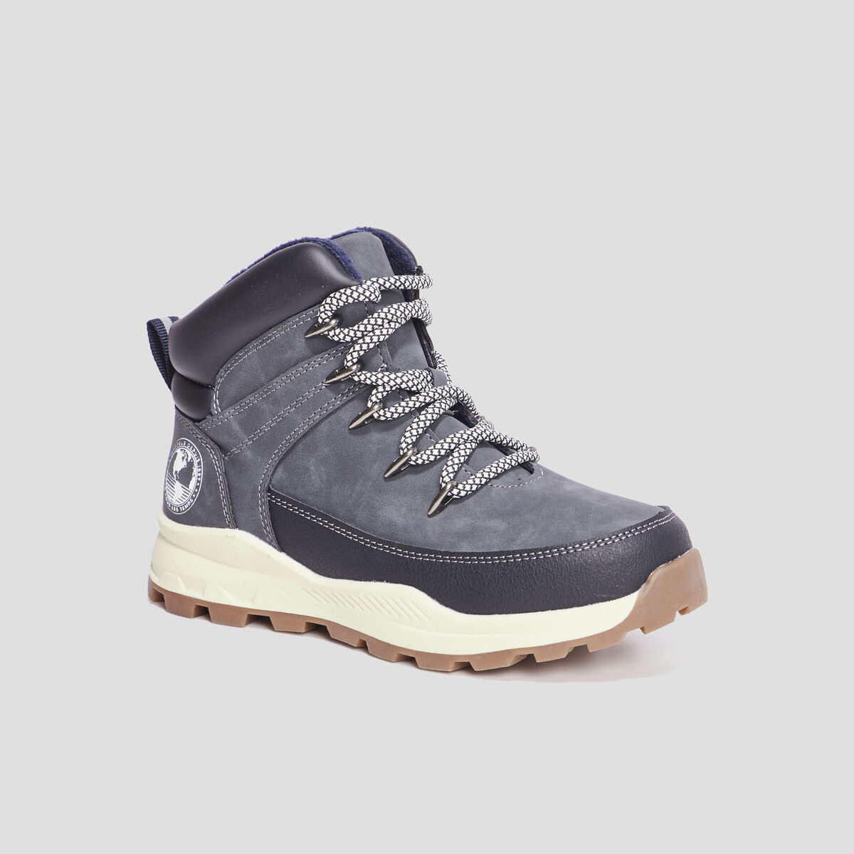 Bottines avec zip Trappeur Barato bleu gar&ccedil;on