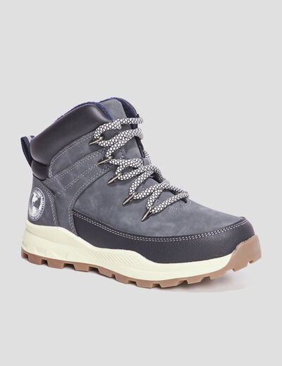 Bottines avec zip Trappeur Barato bleu garçon