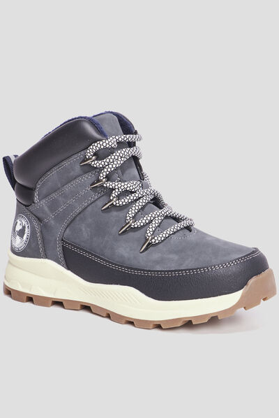 Bottines avec zip Trappeur Barato bleu garçon