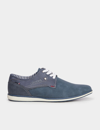 Derbies à lacets bleu marine homme