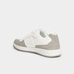 Tennis basses &agrave; lacets gris homme