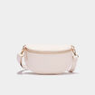 Sac banane arrondi ivoire femme