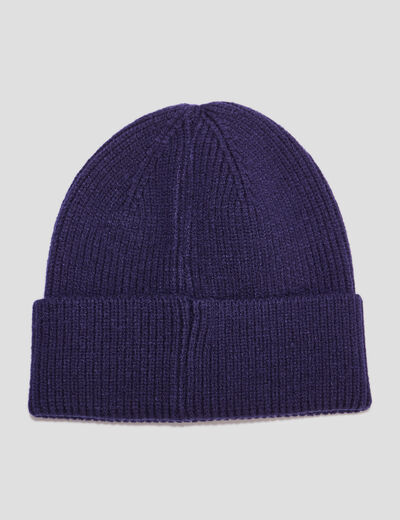 Bonnet tricoté Creeks bleu marine homme