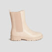 Bottines semelle épaisse crantée rose clair fille