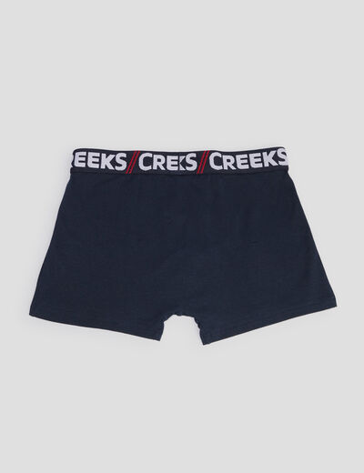 Lot 3 boxers coton Creeks multicolore homme