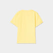 T-shirt manches courtes coton Stitch jaune fille