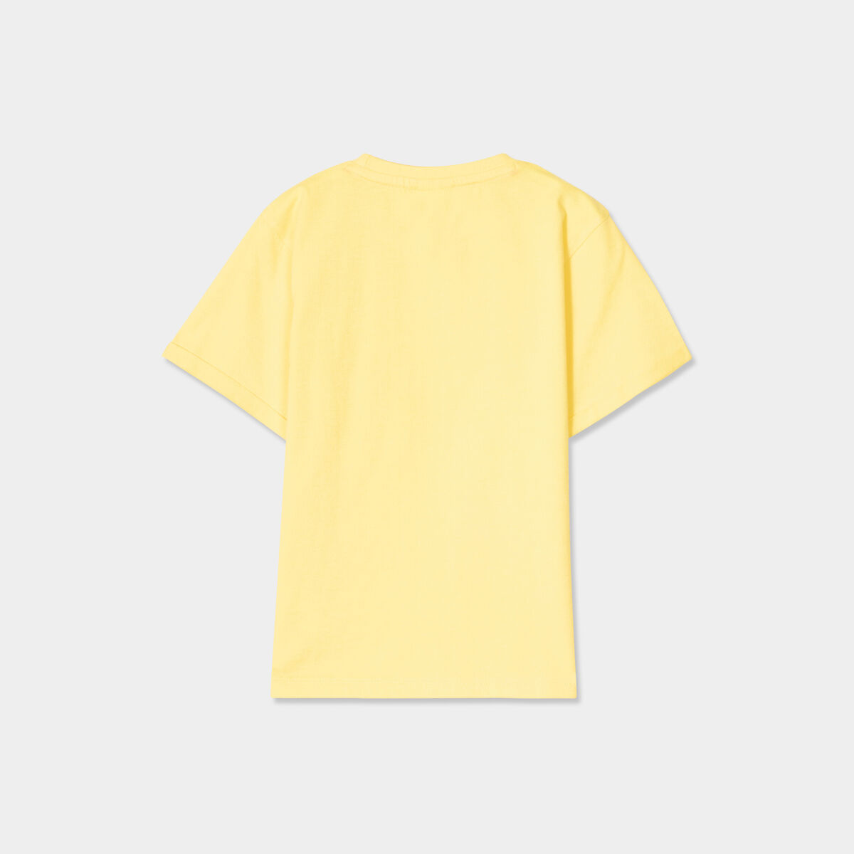 T-shirt manches courtes coton Stitch jaune fille