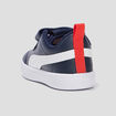 Tennis à scratchs Puma Courtflex bleu marine bébé garçon