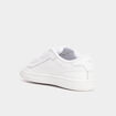 Tennis basses à scratchs Puma Smash blanc garçon