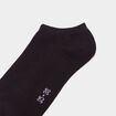 Lot 5 paires chaussettes invisibles noir mixte